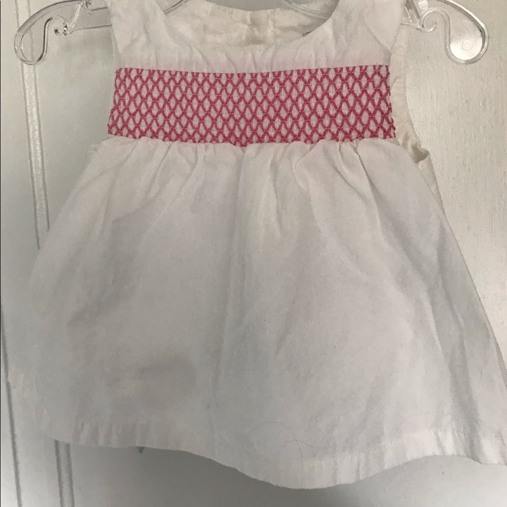 Dress with smocking
